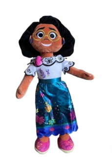 VEĽKÝ MASKOT MIRABELA S PLYŠOVOU BÁBIKOU ENCANTO SVETLENÁ DISNEY PRINCESS 50 cm